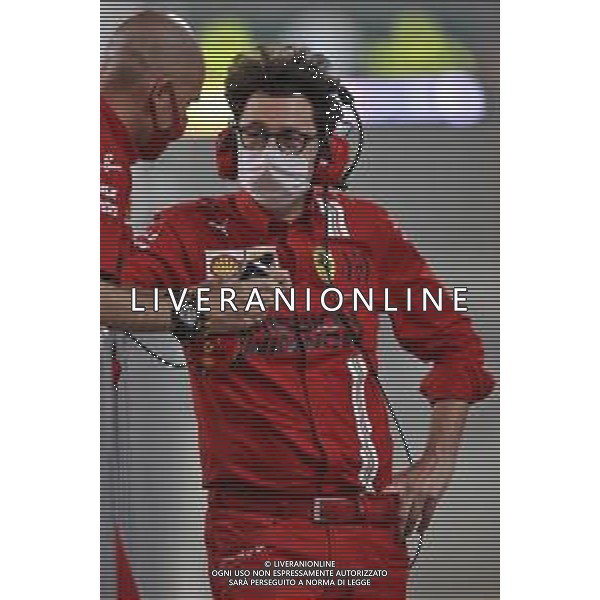 Mattia Binotto (ITA) Ferrari Team Principal. 12.03.2021. Formula 1 Testing, Sakhir, Bahrain, Day One. - www.xpbimages.com, EMail: requests@xpbimages.com © Copyright: Moy / XPB Images/ AGENZIA ALDO LIVERANI SAS - ITALY ONLY EDITORIAL USE ONLY