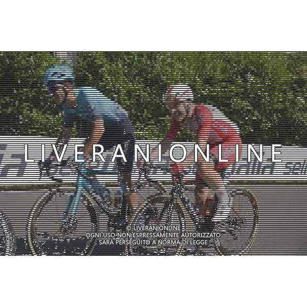 27-05-2021 Giro D\'italia; Tappa 18 Rovereto - Stradella; 2021, Astana - Premier Tech; 2021, Cofidis; Battistella, Samuele; Consonni, Simone; ©SIROTTI / AGENZIA ALDO LIVERANI SAS
