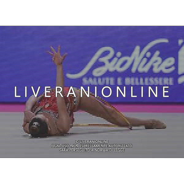 Carabellia/LMedia - Rhythmic Gymnastics World CUP 2021 Pesaro - Gymnastics 28 May 2021 - Vitrifrigo Arena, pesaro, Italy Photo showing: Millet Maelle (FRA) @Carabellia/LMedia AG ALDO LIVERANI SAS