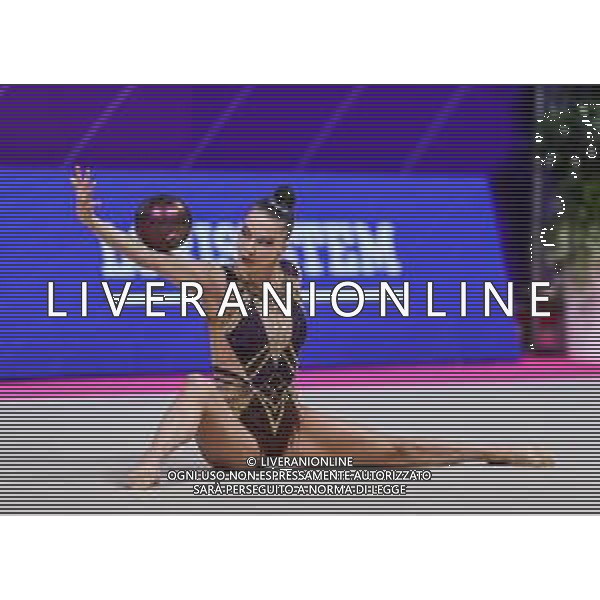 Carabellia/LMedia - Rhythmic Gymnastics World CUP 2021 Pesaro - Gymnastics 28 May 2021 - Vitrifrigo Arena, pesaro, Italy Photo showing: Mizune Karolina (LAT) @Carabellia/LMedia AG ALDO LIVERANI SAS