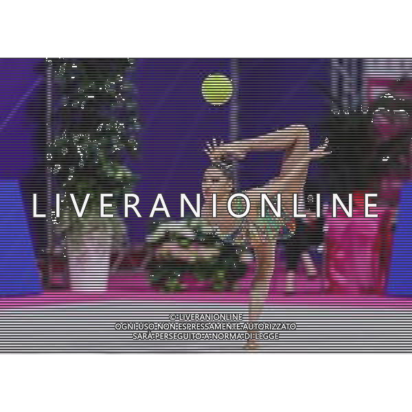 Carabellia/LMedia - Rhythmic Gymnastics World CUP 2021 Pesaro - Gymnastics 28 May 2021 - Vitrifrigo Arena, pesaro, Italy Photo showing: Kim Chaewoon (KOR) @Carabellia/LMedia AG ALDO LIVERANI SAS