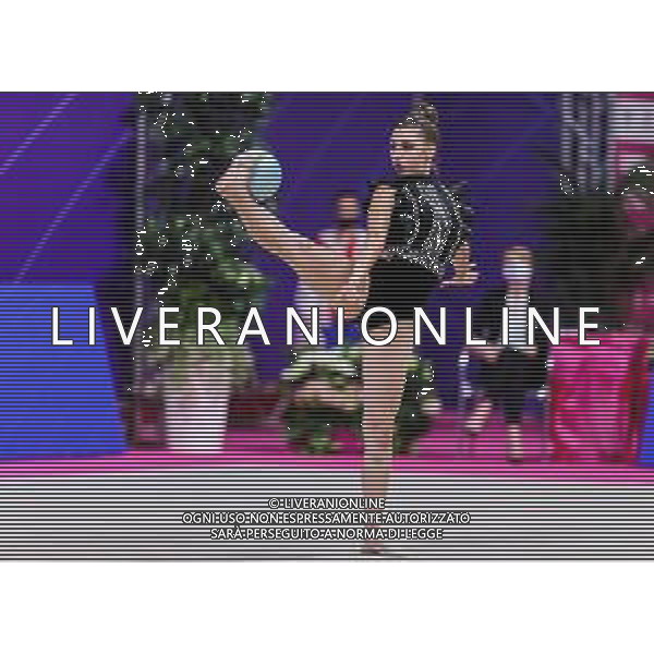 Carabellia/LMedia - Rhythmic Gymnastics World CUP 2021 Pesaro - Gymnastics 28 May 2021 - Vitrifrigo Arena, pesaro, Italy Photo showing: Sklioutovskaya-Lopez Aleksandra (PUR) @Carabellia/LMedia AG ALDO LIVERANI SAS