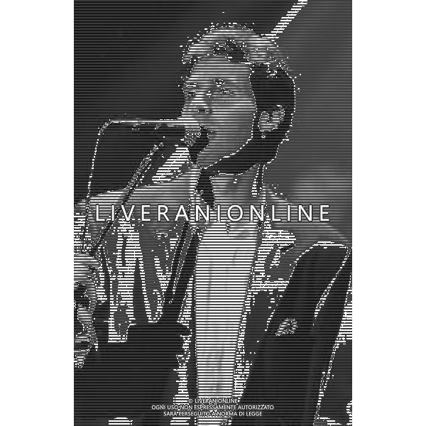 RETROSPETTIVA LUCA BARBAROSSA CANTANTE NEL 1988 ©Archivio Giovanni Liverani / AGENZIA ALDO LIVERANI SAS