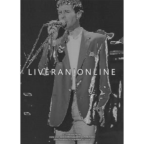 RETROSPETTIVA LUCA BARBAROSSA CANTANTE NEL 1988 ©Archivio Giovanni Liverani / AGENZIA ALDO LIVERANI SAS