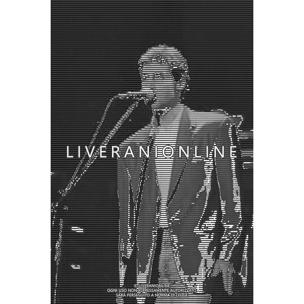 RETROSPETTIVA LUCA BARBAROSSA CANTANTE NEL 1988 ©Archivio Giovanni Liverani / AGENZIA ALDO LIVERANI SAS