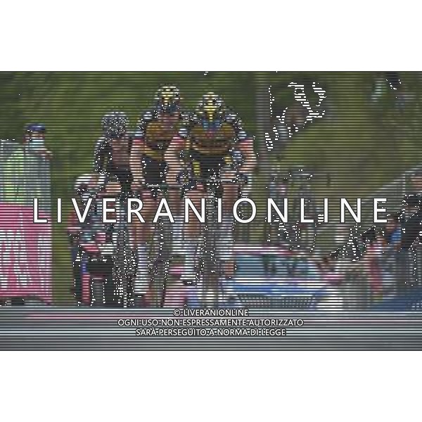28-05-2021 Giro D\'italia; Tappa 19 Abbiategrasso - Alpe Di Mera; 2021, Jumbo - Visma; Bouwman, Koen; Foss, Tobias; Alpe Di Mera; ©SIROTTI / AGENZIA ALDO LIVERANI SAS