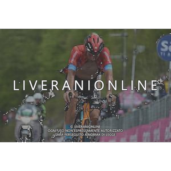 28-05-2021 Giro D\'italia; Tappa 19 Abbiategrasso - Alpe Di Mera; 2021, Bahrain - Victorious; Caruso, Damiano; Alpe Di Mera; ©SIROTTI / AGENZIA ALDO LIVERANI SAS