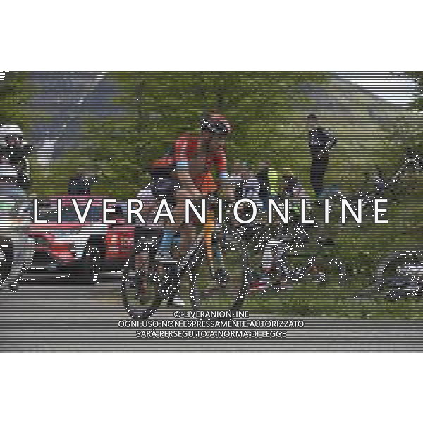 28-05-2021 Giro D\'italia; Tappa 19 Abbiategrasso - Alpe Di Mera; 2021, Bahrain - Victorious; Caruso, Damiano; Alpe Di Mera; ©SIROTTI / AGENZIA ALDO LIVERANI SAS