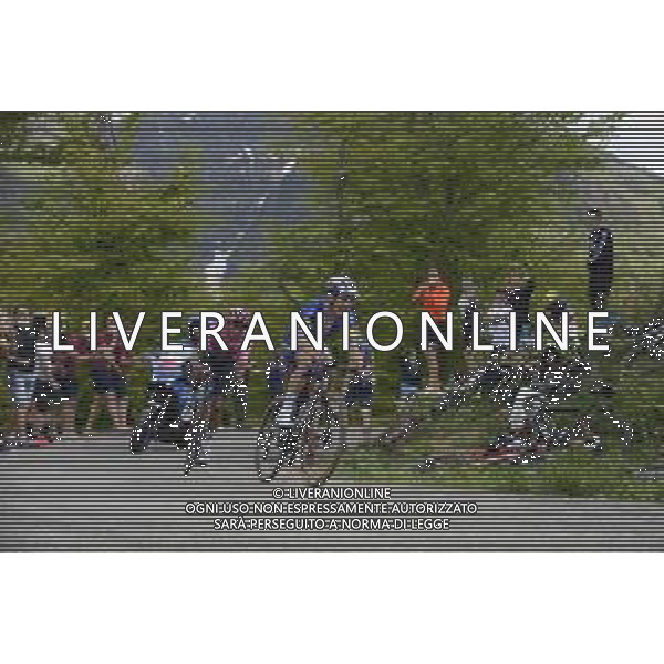 28-05-2021 Giro D\'italia; Tappa 19 Abbiategrasso - Alpe Di Mera; 2021, Deceuninck - Quick Step; 2021, Ineos Grenadiers; Almeida, Joao; Bernal Gomez, Arley; Alpe Di Mera; ©SIROTTI / AGENZIA ALDO LIVERANI SAS