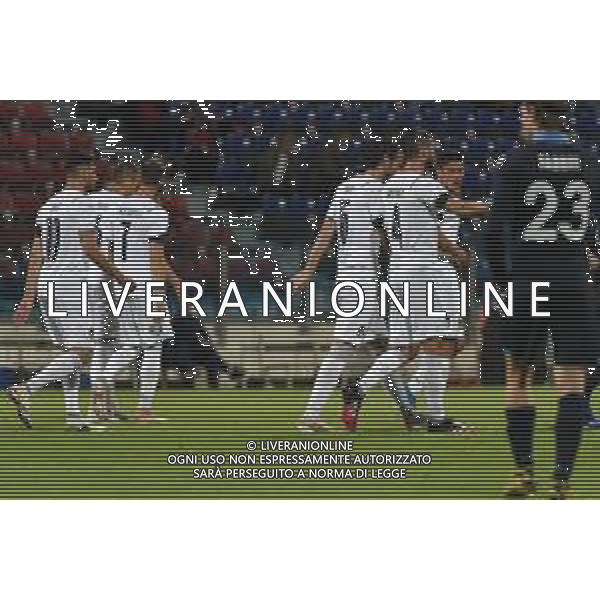 28-5-2021. Amichevole Italia calcio- San Marino calcio, nazionali A. Stadio Sardegna Arnea, Cagliari, Sardegna, Italia. Nella foto: esultanza dopo gol Italia 1-0 Salvatore Moi/Aldo Liverani s.a.s. ©MOI / AGENZIA ALDO LIVERANI SAS