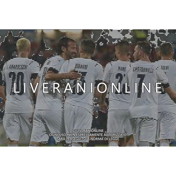 28-5-2021. Amichevole Italia calcio- San Marino calcio, nazionali A. Stadio Sardegna Arnea, Cagliari, Sardegna, Italia. Nella foto: esultanza gian marco Ferrari dopo il gol Salvatore Moi/Aldo Liverani s.a.s. ©MOI / AGENZIA ALDO LIVERANI SAS