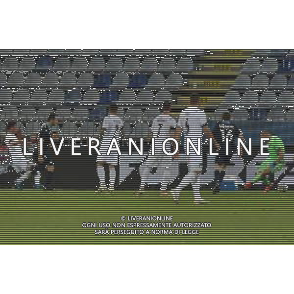 28-5-2021. Amichevole Italia calcio- San Marino calcio, nazionali A. Stadio Sardegna Arnea, Cagliari, Sardegna, Italia. Nella foto: gol esultanza Andrea Belotti 4-0 contro San Marino Salvatore Moi/Aldo Liverani s.a.s. ©MOI / AGENZIA ALDO LIVERANI SAS