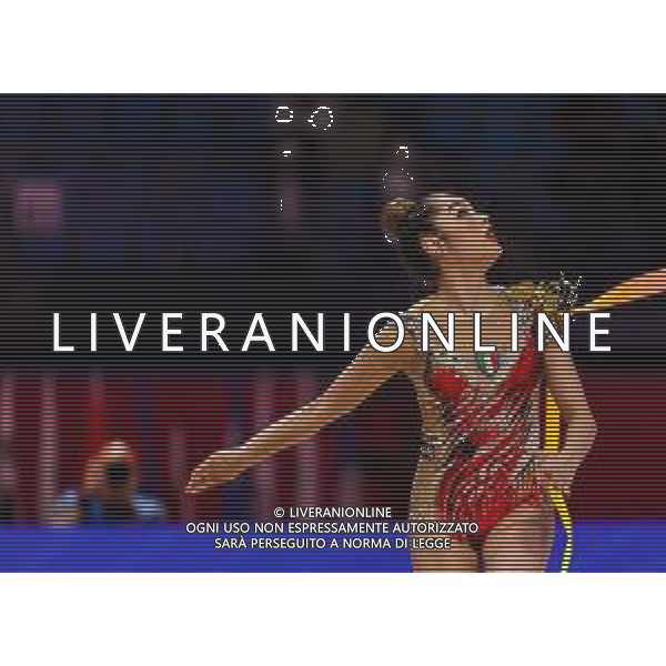 Carabellia/LMedia - Rhythmic Gymnastics World CUP 2021 - Gymnastics 29 May 2021 - Vitrifrigo Arena, pesaro, Italy Photo showing: Agiurgiuculese Alexandra (ITA) @Carabellia/LMedia/ AGENZIA ALDO LIVERANI SAS