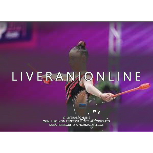 Carabellia/LMedia - Rhythmic Gymnastics World CUP 2021 - Gymnastics 29 May 2021 - Vitrifrigo Arena, pesaro, Italy Photo showing: Dokutsajeva Erika (EST) @Carabellia/LMedia/ AGENZIA ALDO LIVERANI SAS