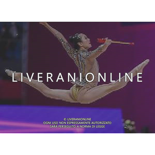 Carabellia/LMedia - Rhythmic Gymnastics World CUP 2021 - Gymnastics 29 May 2021 - Vitrifrigo Arena, pesaro, Italy Photo showing: Zeng Laura (USA) @Carabellia/LMedia/ AGENZIA ALDO LIVERANI SAS