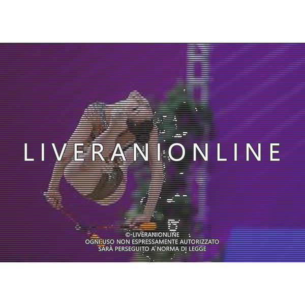 Carabellia/LMedia - Rhythmic Gymnastics World CUP 2021 - Gymnastics 29 May 2021 - Vitrifrigo Arena, pesaro, Italy Photo showing: Griskenas Evita (USA) @Carabellia/LMedia/ AGENZIA ALDO LIVERANI SAS
