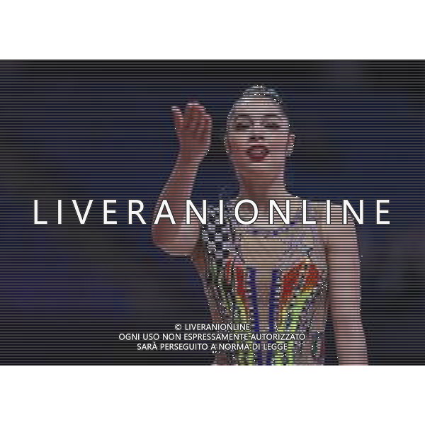 Carabellia/LMedia - Rhythmic Gymnastics World CUP 2021 - Gymnastics 29 May 2021 - Vitrifrigo Arena, pesaro, Italy Photo showing: Agiurgiuculese Alexandra (ITA) @Carabellia/LMedia/ AGENZIA ALDO LIVERANI SAS