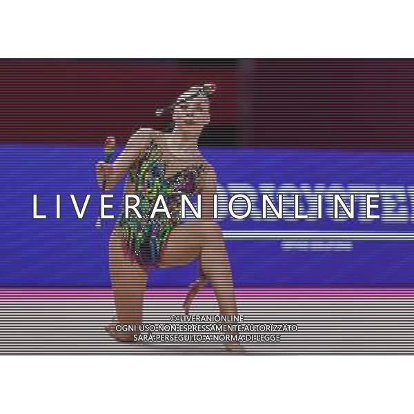 Carabellia/LMedia - Rhythmic Gymnastics World CUP 2021 - Gymnastics 29 May 2021 - Vitrifrigo Arena, pesaro, Italy Photo showing: Moustafaeva Kseniya (FRA) @Carabellia/LMedia/ AGENZIA ALDO LIVERANI SAS