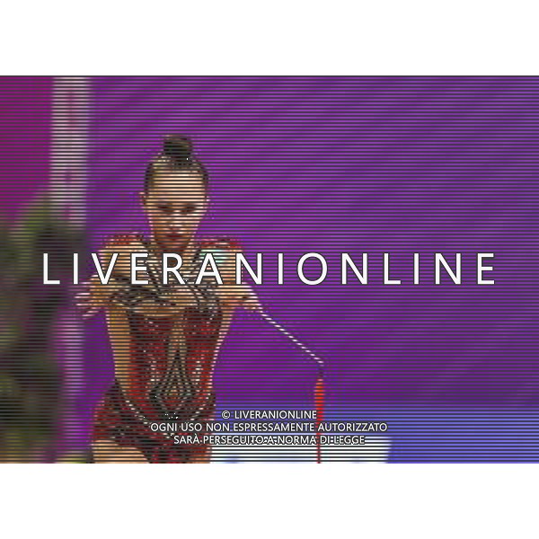 Carabellia/LMedia - Rhythmic Gymnastics World CUP 2021 - Gymnastics 29 May 2021 - Vitrifrigo Arena, pesaro, Italy Photo showing: Ikromova Takhmina (UZB) @Carabellia/LMedia/ AGENZIA ALDO LIVERANI SAS