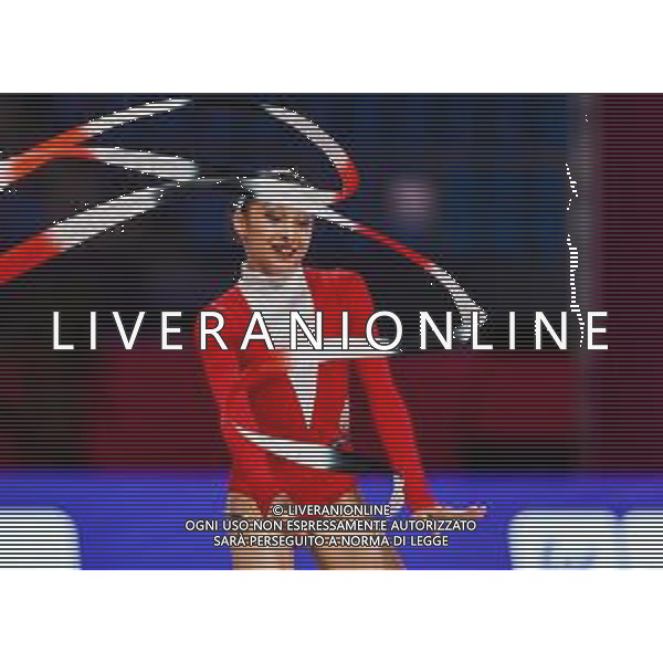 Carabellia/LMedia - Rhythmic Gymnastics World CUP 2021 - Gymnastics 29 May 2021 - Vitrifrigo Arena, pesaro, Italy Photo showing: Jalilova Arzu (AZE) @Carabellia/LMedia/ AGENZIA ALDO LIVERANI SAS