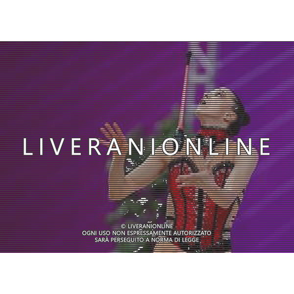 Carabellia/LMedia - Rhythmic Gymnastics World CUP 2021 - Gymnastics 29 May 2021 - Vitrifrigo Arena, pesaro, Italy Photo showing: Mizune Karolina (LAT) @Carabellia/LMedia/ AGENZIA ALDO LIVERANI SAS
