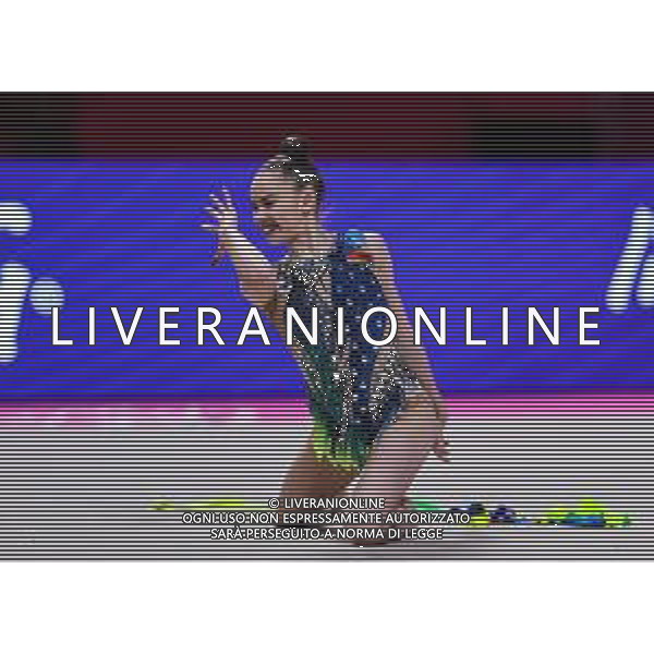 Carabellia/LMedia - Rhythmic Gymnastics World CUP 2021 - Gymnastics 29 May 2021 - Vitrifrigo Arena, pesaro, Italy Photo showing: Salos Anastasia (BLR) @Carabellia/LMedia AG ALDO LIVERANI SAS