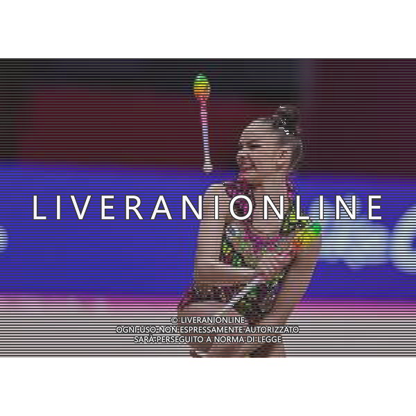 Carabellia/LMedia - Rhythmic Gymnastics World CUP 2021 - Gymnastics 29 May 2021 - Vitrifrigo Arena, pesaro, Italy Photo showing: Salos Anastasia (BLR) @Carabellia/LMedia AG ALDO LIVERANI SAS