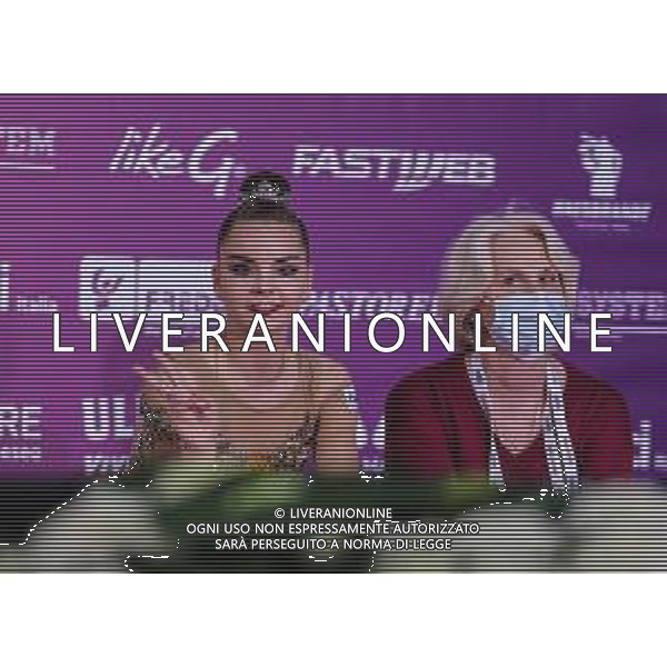 Carabellia/LMedia - Rhythmic Gymnastics World CUP 2021 - Gymnastics 30 May 2021 - Vitrifrigo Arena, pesaro, Italy Photo showing: Averina Dina (RUS) @Carabellia/LMedia AG ALDO LIVERANI SAS