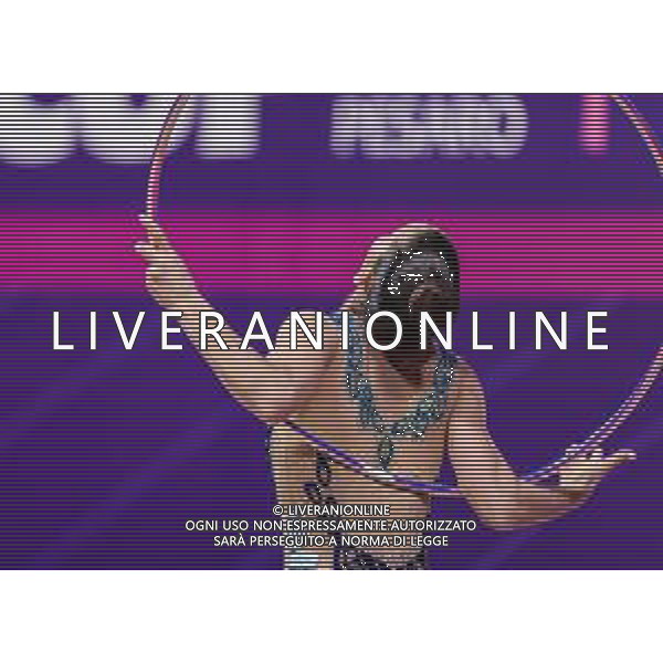 Carabellia/LMedia - Rhythmic Gymnastics World CUP 2021 - Gymnastics 30 May 2021 - Vitrifrigo Arena, pesaro, Italy Photo showing: Kelaiditi Eleni (GRE) @Carabellia/LMedia AG ALDO LIVERANI SAS