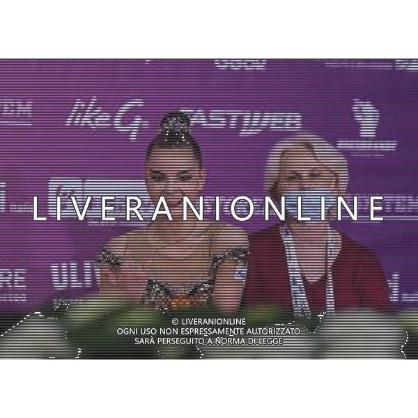 Carabellia/LMedia - Rhythmic Gymnastics World CUP 2021 - Gymnastics 30 May 2021 - Vitrifrigo Arena, pesaro, Italy Photo showing: Averina Dina (RUS) @Carabellia/LMedia AG ALDO LIVERANI SAS