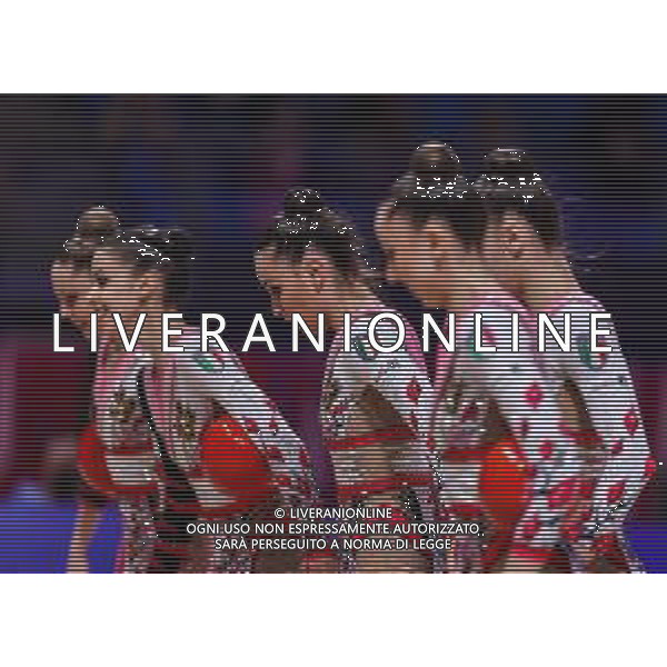 Carabellia/LMedia - Rhythmic Gymnastics World CUP 2021 - Gymnastics 30 May 2021 - Vitrifrigo Arena, pesaro, Italy Photo showing: Maurelli Alessia of Italy Group @Carabellia/LMedia AG ALDO LIVERANI SAS