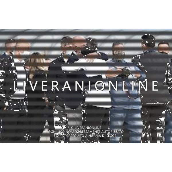 ¬© TVRG l\'abbraccio tra Stefano Pioli SX e Maurizio Ganz DX prima della gara Milan vs Roma finale Coppa Italia femminile Timvision Mapei Stadium - Stadio Citta\' del Tricolore Reggio Emilia 30-05-2021 foto Roberto Garavaglia/ag. Aldo Liverani sas/ AGENZIA ALDO LIVERANI SAS