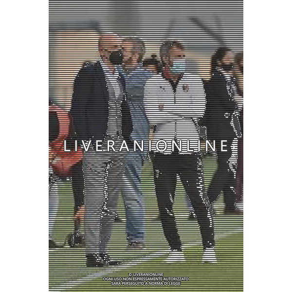 ¬© TVRG Stefano Pioli SX e Maurizio Ganz DX prima della gara Milan vs Roma finale Coppa Italia femminile Timvision Mapei Stadium - Stadio Citta\' del Tricolore Reggio Emilia 30-05-2021 foto Roberto Garavaglia/ag. Aldo Liverani sas/ AGENZIA ALDO LIVERANI SAS