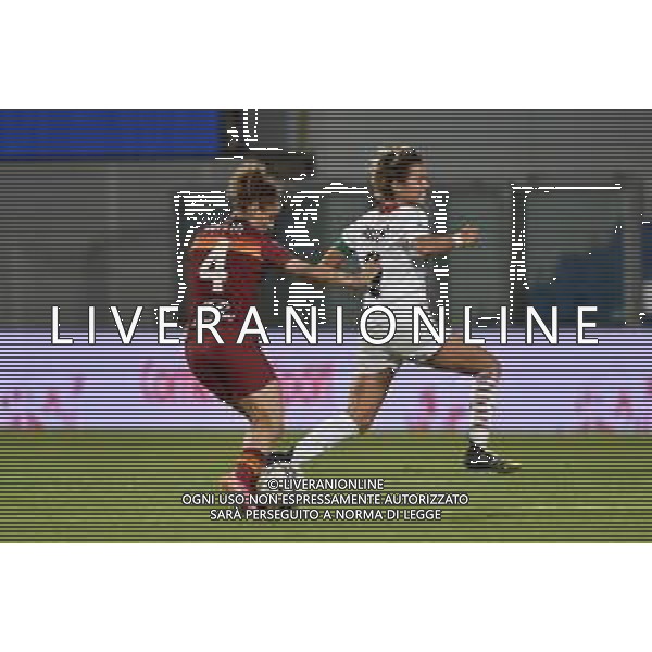 © TVRG Angelica Soffia (Roma) e Valentina Giacinti (Milan) Milan vs Roma finale Coppa Italia femminile Timvision Mapei Stadium - Stadio Citta\' del Tricolore Reggio Emilia 30-05-2021 foto Roberto Garavaglia/ag. Aldo Liverani sas/ AGENZIA ALDO LIVERANI SAS