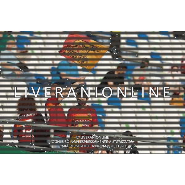 Scaccianocer/LMedia - Finals - AC Milan vs AS Roma - Italian Coppa Italia Women football match 2020/2021 30 May 2021 - MAPEI Stadium, Reggio Emilia, Italy Photo showing: Roma supporters @Scaccianocer/LMedia/ AGENZIA ALDO LIVERANI SAS