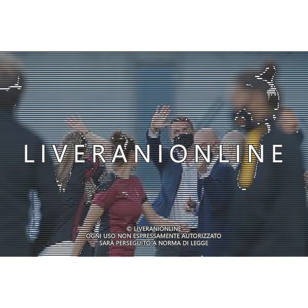 Scaccianocer/LMedia - Finals - AC Milan vs AS Roma - Italian Coppa Italia Women football match 2020/2021 30 May 2021 - MAPEI Stadium, Reggio Emilia, Italy Photo showing: Paolo Maldini and Stefano Pioli (AC Milan) @Scaccianocer/LMedia/ AGENZIA ALDO LIVERANI SAS