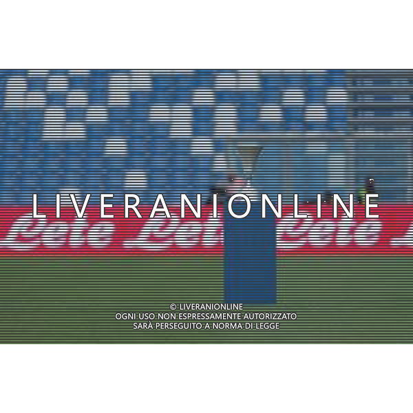 Scaccianocer/LMedia - Finals - AC Milan vs AS Roma - Italian Coppa Italia Women football match 2020/2021 30 May 2021 - MAPEI Stadium, Reggio Emilia, Italy Photo showing: The Coppa Italia cup @Scaccianocer/LMedia/ AGENZIA ALDO LIVERANI SAS