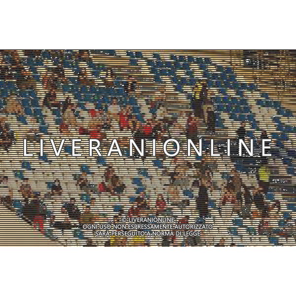 Scaccianocer/LMedia - Finals - AC Milan vs AS Roma - Italian Coppa Italia Women football match 2020/2021 30 May 2021 - MAPEI Stadium, Reggio Emilia, Italy Photo showing: Milan supporters @Scaccianocer/LMedia/ AGENZIA ALDO LIVERANI SAS