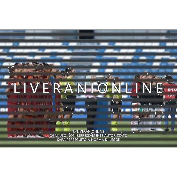 Scaccianocer/LMedia - Finals - AC Milan vs AS Roma - Italian Coppa Italia Women football match 2020/2021 30 May 2021 - MAPEI Stadium, Reggio Emilia, Italy Photo showing: Casa di Lego sings the national anthem before the final @Scaccianocer/LMedia/ AGENZIA ALDO LIVERANI SAS