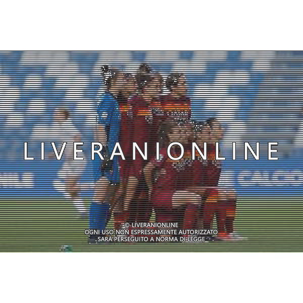 Scaccianocer/LMedia - Finals - AC Milan vs AS Roma - Italian Coppa Italia Women football match 2020/2021 30 May 2021 - MAPEI Stadium, Reggio Emilia, Italy Photo showing: AS Roma team @Scaccianocer/LMedia/ AGENZIA ALDO LIVERANI SAS