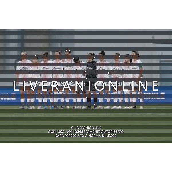 Scaccianocer/LMedia - Finals - AC Milan vs AS Roma - Italian Coppa Italia Women football match 2020/2021 30 May 2021 - MAPEI Stadium, Reggio Emilia, Italy Photo showing: AC Milan players minute of silence @Scaccianocer/LMedia/ AGENZIA ALDO LIVERANI SAS
