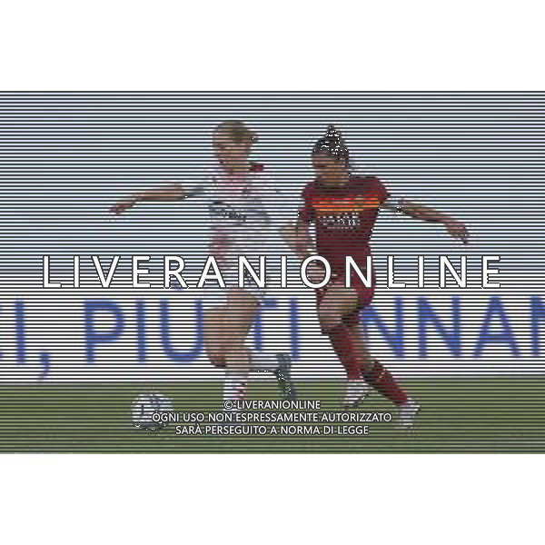 Scaccianocer/LMedia - Finals - AC Milan vs AS Roma - Italian Coppa Italia Women football match 2020/2021 30 May 2021 - MAPEI Stadium, Reggio Emilia, Italy Photo showing: Natasha Khalila Dowie (AC Milan) and Elisa Bartoli (AS Roma) @Scaccianocer/LMedia/ AGENZIA ALDO LIVERANI SAS