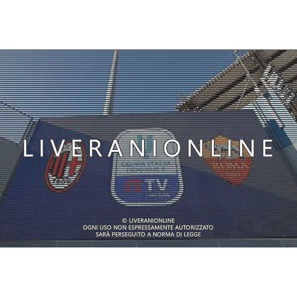 Scaccianocer/LMedia - Finals - AC Milan vs AS Roma - Italian Coppa Italia Women football match 2020/2021 30 May 2021 - MAPEI Stadium, Reggio Emilia, Italy Photo showing: AC Milan vs AS Roma Coppa Italia final banner @Scaccianocer/LMedia/ AGENZIA ALDO LIVERANI SAS