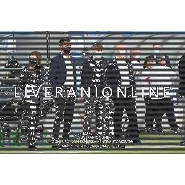 © TVRG da SX Paolo Maldini direttore area tecnica Milan, Frederic Massara direttore sportivo Milan e Ivan Gazidis amministratore delegato Milan Milan vs Roma finale Coppa Italia femminile Timvision Mapei Stadium - Stadio Citta\' del Tricolore Reggio Emilia 30-05-2021 foto Roberto Garavaglia/ag. Aldo Liverani sas