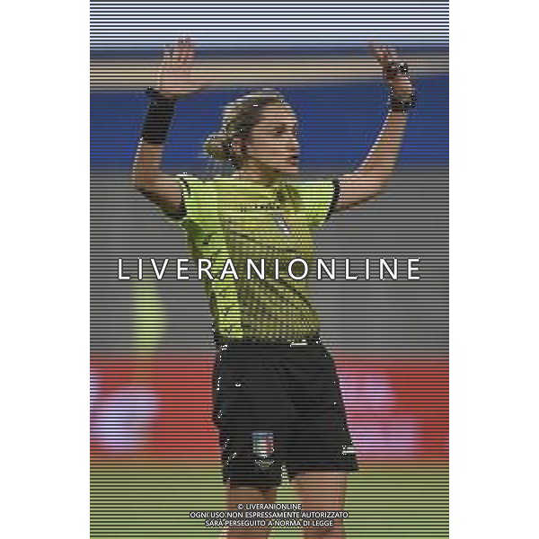 © TVRG l\'arbitro Maria Marotta di Sapri (SA) Milan vs Roma finale Coppa Italia femminile Timvision Mapei Stadium - Stadio Citta\' del Tricolore Reggio Emilia 30-05-2021 foto Roberto Garavaglia/ag. Aldo Liverani sas