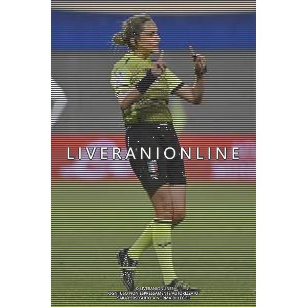 © TVRG l\'arbitro Maria Marotta di Sapri (SA) Milan vs Roma finale Coppa Italia femminile Timvision Mapei Stadium - Stadio Citta\' del Tricolore Reggio Emilia 30-05-2021 foto Roberto Garavaglia/ag. Aldo Liverani sas