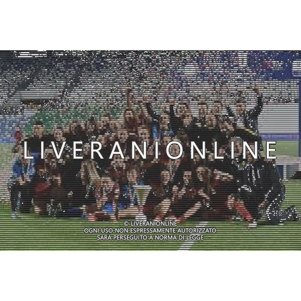© TVRG la Roma festeggia la vittoria della Coppa Italia Milan vs Roma finale Coppa Italia femminile Timvision Mapei Stadium - Stadio Citta\' del Tricolore Reggio Emilia 30-05-2021 foto Roberto Garavaglia/ag. Aldo Liverani sas