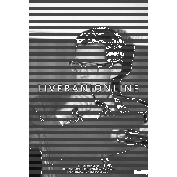 DINO PIERO GIARDA SOTTOSEGRETARIO AL TESORO A MILANO 27.02.1996 - RETROSPETTIVA Archivio Giovanni Liverani/AGENZIA ALDO LIVERANI SAS