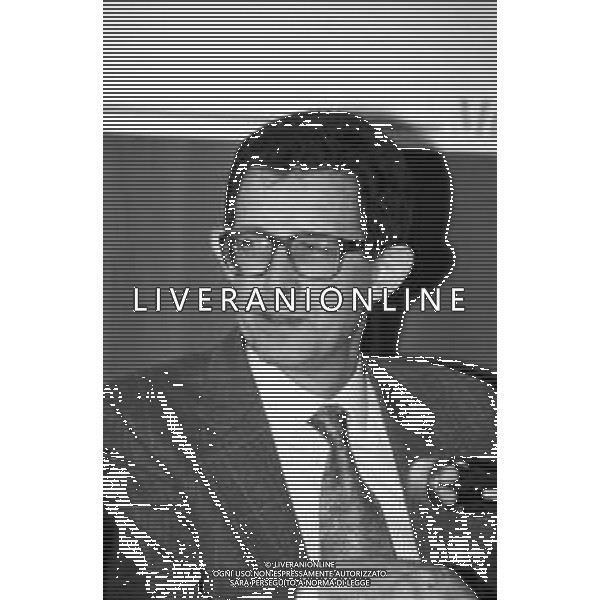 DINO PIERO GIARDA SOTTOSEGRETARIO AL TESORO A MILANO 27.02.1996 - RETROSPETTIVA Archivio Giovanni Liverani/AGENZIA ALDO LIVERANI SAS
