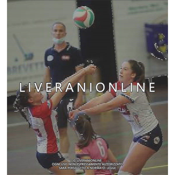 IMOLA 30 05 2021 CLAI IMOLA PALLAVOLO-TENAGLIE ALTINO 0-3 PLAY OFF SERIE B1 NELLA FOTO SOFIA CAVALLI E LUCREZIA LODI IMOLA ©SANNA/AGENZIA ALDO LIVERANI SAS